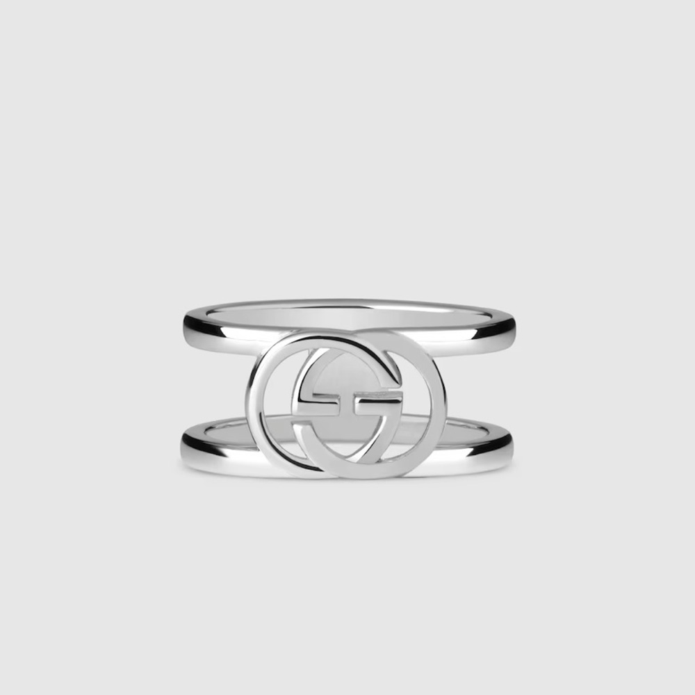 Gucci Interlocking Wide Open Band - image 2